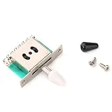 Musiclily 5 Way Pickup Selector Toggle Switch for Fender Strat Stratocaster Tele Body Guitar,Black tip