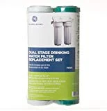 GE FXSVC Dual Stage Drinking Water Filtration System Replacement Filter (VOC)