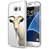 Samsung Galaxy S7 Edge Case，Goat Case for Samsung Galaxy S7 Edge,Goat Pattern Design Crystal Clear Protective Case