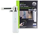 GE Enbrighten Z-Wave Plus Smart Pin Sensor, Attaches to Existing Door Hinge, Left or Right Opening, Repeater/Range Extender, Works with SmartThings, Wink, Iris, 32563, White (Renewed)