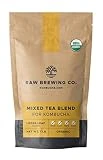 Kombucha.com Certified Organic Loose Leaf Tea - Kombucha Brewing Blends (Black/Green/White Tea Blend, 1 Pound)