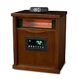 LifeSmart LifePro 6 Element 1500W Portable Electric Infrared Quartz Space Heater