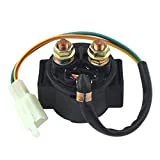 AHL Starter Solenoid Relay for 4-Stroke GY6 Engine 50cc 150cc 200cc 250cc ATV Dirt Bikes Scooters Go Kart Dne Buggys Quad 4 Wheelers Pit Bike Moped Roketa SSR Taotao Sunl Coolster