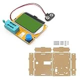 Multifunction Meter DIY kit, ACEIRMC Mega 328 Graphic Transistor Tester, NPN PNP Diodes Triode Capacitor ESR SCR MOSFET Resistor Inductance LCD Display Checker with case