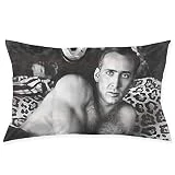 HAOYINGJUN Nicolas Cage Pillow Case 20' x 30' Inches Covers for Bedroom Safa Gifts, Double-Sided Printed (Pillow Core not Included)
