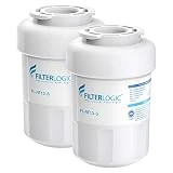 FilterLogic NSF 53&42 Certified MWF Refrigerator Water Filter, Replacement for GE SmartWater MWFP, MWFA, GWF, HDX FMG-1, WFC1201, GSE25GSHECSS, PC75009, RWF1060, 197D6321P006, Kenmore 9991 (Pack of 2)