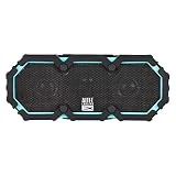 Altec Lansing IMW577-AB Lifejacket 2 Bluetooth Speaker, IP67 Waterproof, Shockproof, Snowproof, Everything-Proof Rating, 30-Foot Range, 16 Hours Of Battery Life, Aqua Blue