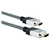 GE Premium HDMI Cable, Ethernet, 15 Foot, Ultra HD, Full HD 1080P, HDR Capability, 18 Gbps Data Transfer, 4K 60Hz HDMI, Works with Smart TVs, Roku, Streaming Devices, Blu Ray, Cable, Black, 38480
