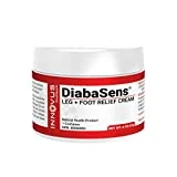 DiabaSens® - Leg and Foot Relief Cream, Soothes and Moisturizes Dry Skin, Warms Legs and Feet and Contains L-Arginine, L-Citrulline and Cinnamon bark Oil (2 oz Cream)