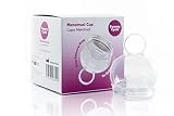 FemmyCycle Custom-Fit Menstrual Cup Softest Leak and Spill-Proof for Up to 12 Hours Made in The USA, Regular Size