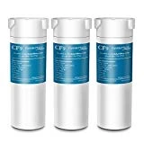 Crystala Filters Compatible with GE XWF Water Filter, Replacement for GE SmartWater Refrigerator Water Filter, (3 PACK)
