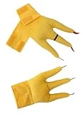 elope Chicken Plush Costume Feet CreatureCuffs Yellow