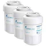 FilterLogic NSF 53&42 Certified MWF Refrigerator Water Filter, Replacement for GE SmartWater MWFP, MWFA, GWF, HDX FMG-1, WFC1201, GSE25GSHECSS, PC75009, RWF1060, 197D6321P006, Kenmore 9991 (Pack of 3)