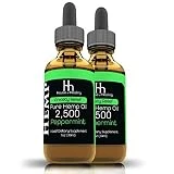 (2 Pack) Hemp Oil for Pain & Anxiety Relief - 2500mg - 5000mg Total - Organic Hemp Oil - May Help with Pain, Sleep, Mood, Stress and More - Hemp Extract - Rich in Omega 3,6,9 (Peppermint)