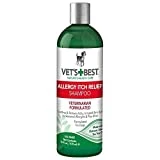 Vet's Best Allergy Itch Relief Dog Shampoo | Cleans and Relieves Discomfort from Seasonal Allergies | Gentle Formula | 16 Oz