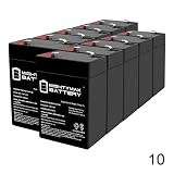 Mighty Max Battery Exit Sign Battery 6V 4.5Ah Backup - 10 Pack Brand Product