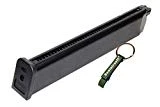 WE 50rds Airsoft Gas Magazine for Marui G17 G18C G17 G18 G19 G23 G34 GBB -Mobile Ring Included