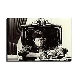 Scarface The World is Yours Canvas Art Poster and Wall Art Picture Print Modern Family Bedroom Decor Posters