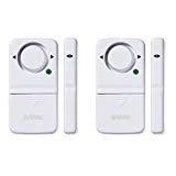 SABRE Wireless Home Security Door Window Burglar Alarm with LOUD 120 dB Siren - DIY EASY to Install