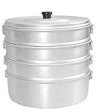 Aluminium Momos Steamer Size Medium No. 11 steaming Pot / 4.750 Ltr Capacity/Aluminum 4 Tier Steam Cooking/Boiled Food Cookware Cooking Utensils Home Kitchen Party Gift