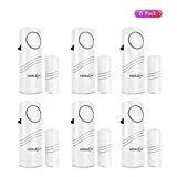 Door Window Alarm, Window Alarm Sensor, 6pack Pool Door Alarm Anti-theft Window Alarm Door Alarm Sensor Home Security Magnetic Sensor for Warehouse Home RV Security Door Window Alarm