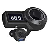 SCOSCHE FMTD9R FreqOut Pro Universal Digital FM Transmitter with Built-In USB Charge Port and Integrated Music Controls for Phones, MP3 Players, iPods and More - Black (Renewed)