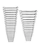 GEARWRENCH 44 Pc. 12 Point Long Pattern Combination SAE/Metric Wrench Set - 81919