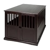 Casual Home Wooden Extra Large Pet Crate, End Table, 31.5'W x 44.5'D x 30'H, Espresso