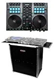 Gemini G2V 2-Channel USB/MIDI Virtual DJ Controller w/Mixer+Odyssey Combo Table