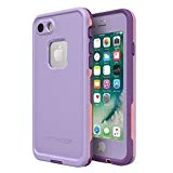Lifeproof FRĒ SERIES Waterproof Case for iPhone 8 & 7 (ONLY) - Retail Packaging - CHAKRA (ROSE/FUSION CORAL/ROYAL LILAC)