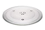 12.5' GE and Samsung -Compatible Microwave Glass Plate/Microwave Glass Turntable Plate Replacement - 12 1/2' Plate, Equivalent to G.E. WB39X10002 and WB39X10003