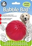 Pet Qwerks Animal Sound Babble Ball Interactive Dog Toys - Flashing Motion Activated Electronic Talking Ball, Treat Toy That Makes Animal Noises - Avoids Boredom & Keeps Dogs Active | for Large Dogs