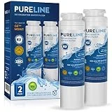 GE MSWF Certified Premium Water Filter Replacement. Designed to Exact Fit & Compatibility as the Original GE MSWF Filter.- PURELINE (2 Pack)