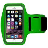[1 Pack]Water Resistant Sports Armband CaseHQ for iPhone 7/7 Plus, 6/6S Plus (5.5-Inch), Galaxy S6/S7 Edge, y Note 5, with Key Holder/ Flap High Visibility Night Reflective Running Exercise Armband