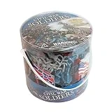 Civil War Army Men Toy Soldier Action Figures - 100+ Pieces, 24 Unique Sculpts - Includes Soldiers, Horses, Cannons, Terrain and More