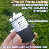 DC 5V 6V Mini 370 Motor Air Pump Self-Priming Monitor Breast Vacuum Pump 100KPa with 10cm Length Wire