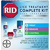 RID Lice Treatment Complete Kit, Includes 4 Fluid Ounces RID Lice Killing Shampoo, 2 Fluid Ounces Lice and Egg Comb-Out Spray, Lice Comb, and 3 Ounces RID Home Lice, Bedbug & Dust Mite Home Spray
