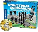 Thames & Kosmos Structural Engineering: Bridges & Skyscrapers | Science & Engineering Kit | Build 20 Models | Learn About Force, Load, Compression, Tension | Parents' Choice Gold Award Winner, Blue