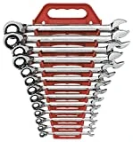 GearWrench 9509 13-Piece SAE Reversible Combination Ratcheting Wrench Set