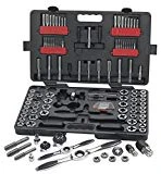 GearWrench 114PC 82812 Ratcheting Tap and Die Drive Tool Set SAE/Metric