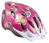 Schwinn Thrasher Lightweight Microshell Bicycle Helmet Featuring 360 Degree Comfort System with Dial-Fit Adjustment, Child, Pink/Hearts