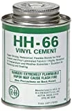 RH Adhesives HH-66 Industrial Strength Vinyl Cement Glue with Brush, 8 oz, Clear