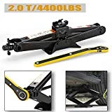 CPROSP Scissor Jack Car for/SUV/MPV max 2 Tons(4,409 lbs) Capacity with Hand Crank Trolley Lifter with Ratchet