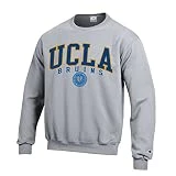 UCLA Bruins Champion NCAA Crew Neck Sweatshirt (Large) Heather Grey