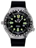 Tauchmeister watch with Swiss Ronda GMT movement sapphire glass T0275