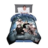 Franco Kids Bedding Soft Comforter, Twin Size 64” x 86”, WWE Super Stars