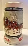 Budweiser Holiday Steins Collectible Holiday Stein Series (Year 1982)