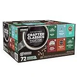 Keurig Crafted Classics Coffee K-Cups 72 Pods 6 Variety Collection Med Roast
