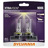 SYLVANIA - 9006 XtraVision - High Performance Halogen Headlight Bulb, High Beam, Low Beam and Fog Replacement Bulb (Contains 2 Bulbs)