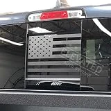 Elevated Auto Styling - Rear Middle Window American Flag Decal Fits Dodge RAM 2019+